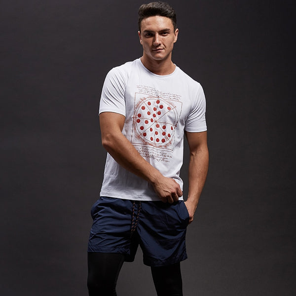 White SPIDERMAN Homecoming Funny Pizza T-Shirt