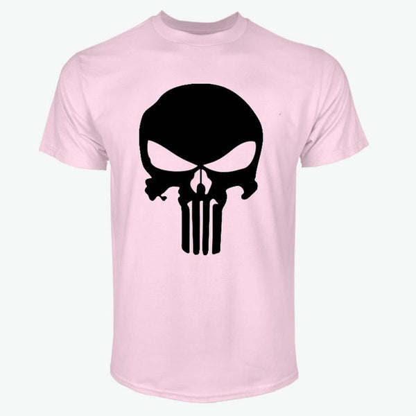 PUNISHER White Skull T-Shirt for Men (15 colors)