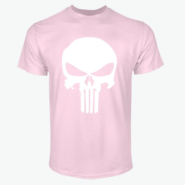 PUNISHER White Skull T-Shirt for Men (15 colors)