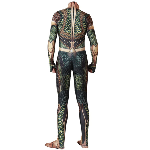 Dark AQUAMAN Jumpsuit Costume for Men