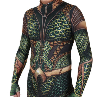 Dark AQUAMAN Jumpsuit Costume for Men