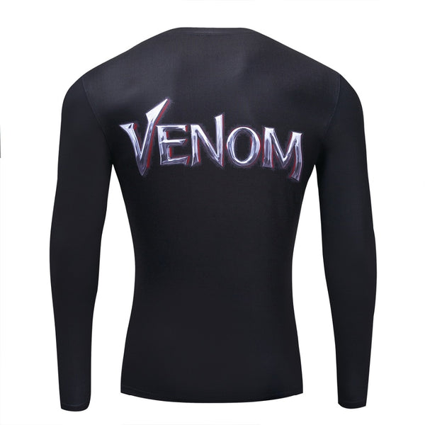 2019 Black VENOM Compression Shirt for Men