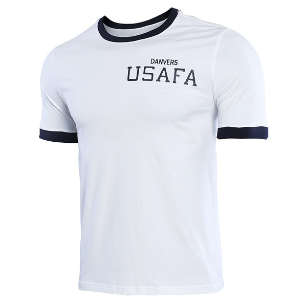 White Captain Marvels USAFA Bootcamp T-Shirt for Men
