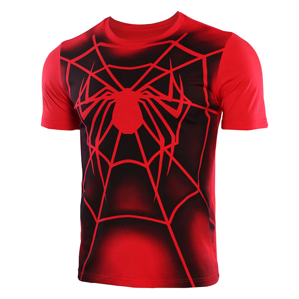 Casual Red SPIDERMAN T-Shirt for Men