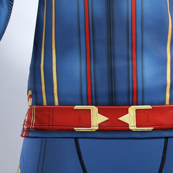 Red CAPTAIN MARVEL Long Sleeve Compression Shirt for Women