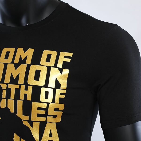 Black SHAZAM Casual T-Shirt for Men