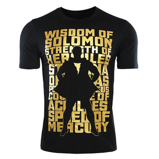 Black SHAZAM Casual T-Shirt for Men