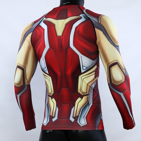 Avengers 4 IRON MAN  Long Sleeve Compression Shirt