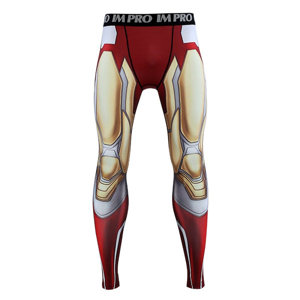 Avengers 4 IRON MAN  Compression Tights