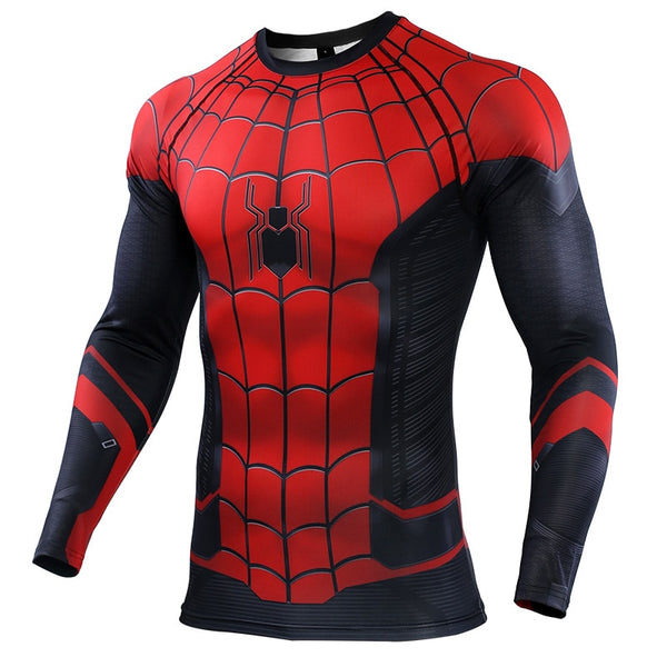 SPIDERMAN Far From Home Long Sleeve Compression Shirt
