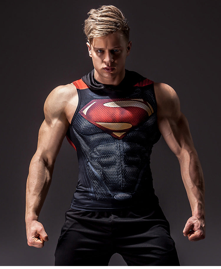 トップス  Superman Compression Tee M 465 Superhero Compression Tees