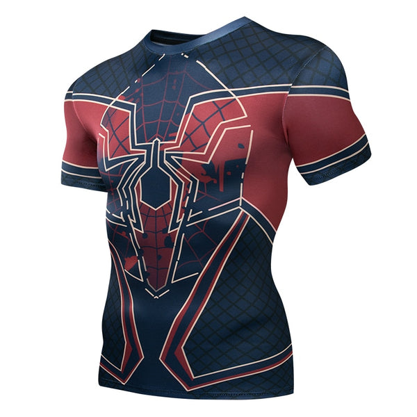 SPIDERMAN Short Sleeve Compression Shirt