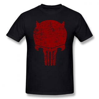 PUNISHER Red Skull T-Shirt for Men