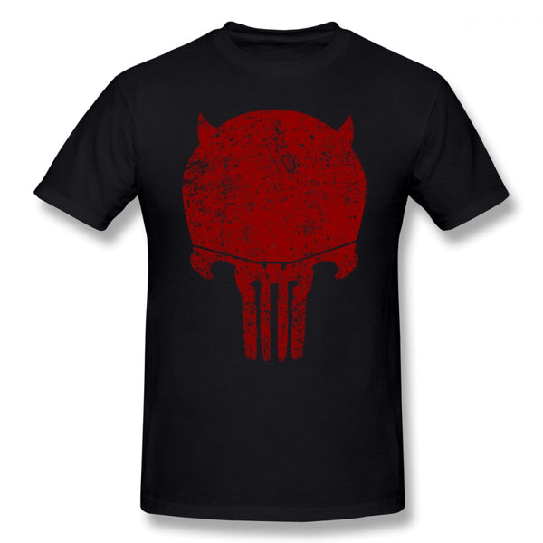 PUNISHER Red Skull T-Shirt for Men