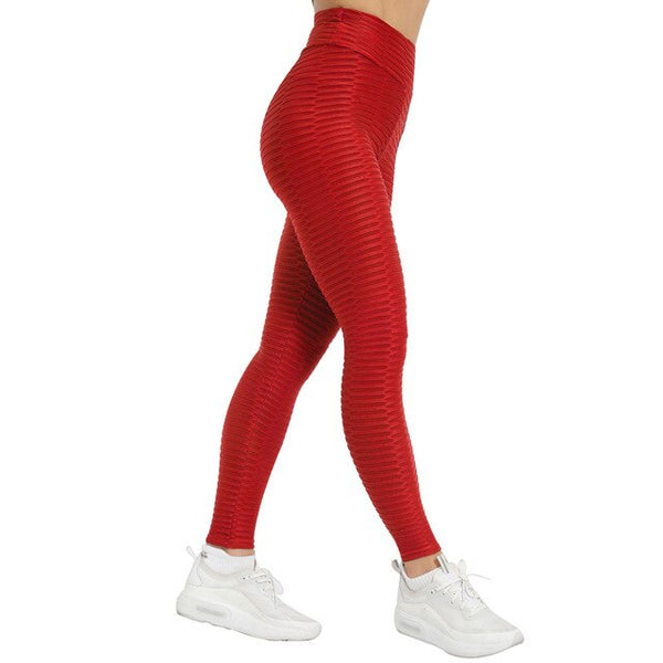 Bubble Textured High Waist Workout Leggings (6 colors)