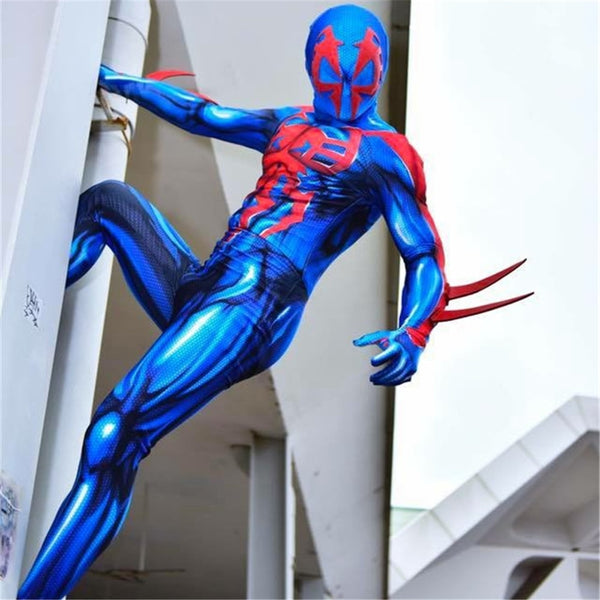 Blue SPIDERMAN 2099 Miguel O'Hara Costume