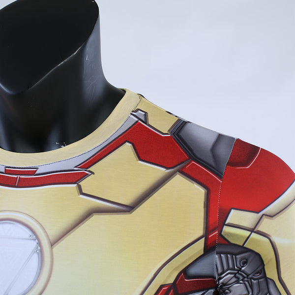 The Avengers 4 IRON MAN MK-42 Long Sleeve Compression Shirt