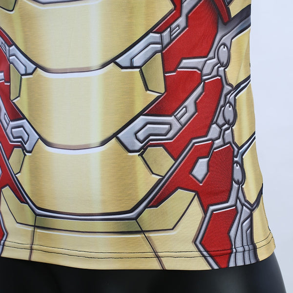 The Avengers 4 IRON MAN MK-42 Long Sleeve Compression Shirt