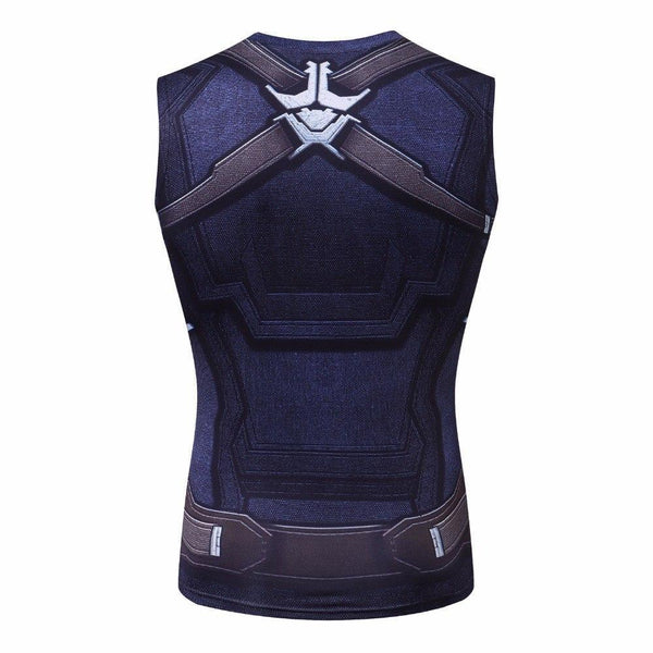 Retro CAPTAIN AMERICA Compression Tank Top