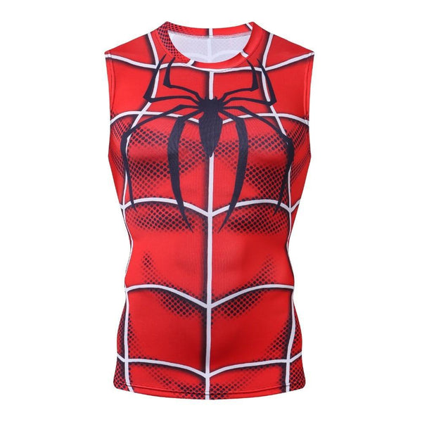 Retro SPIDERMAN Compression Tank Top