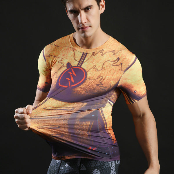 REVERSE FLASH Compression Shirt for Men (Short Sleeve)