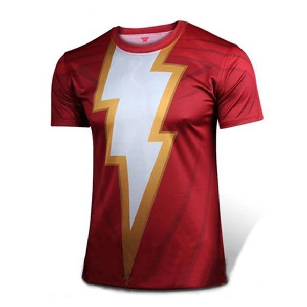 SHAZAM Short Sleeve Compression Shirt for Men