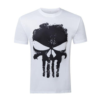 Short Sleeve PUNISHER T-Shirt for Men (Blue/White/Black)