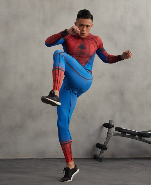 SPIDERMAN Compression Leggings for Men – ME SUPERHERO