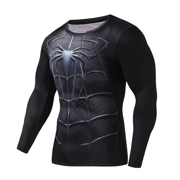 SPIDERMAN Compression Shirt for Men (Long Sleeve)
