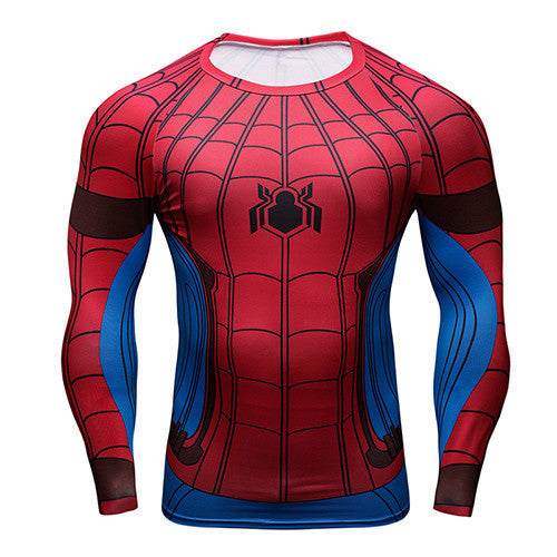 SPIDERMAN Compression Shirt for Men (Long Sleeve)