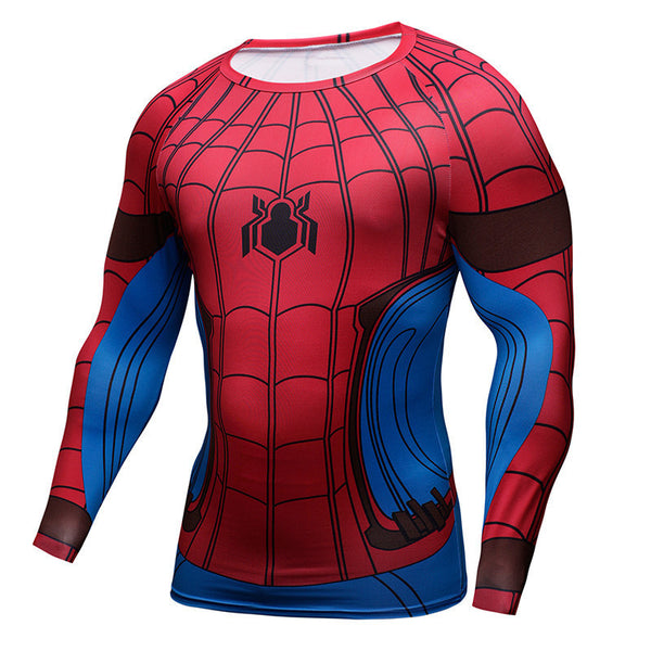 SPIDERMAN Compression Shirt for Men (Long Sleeve)
