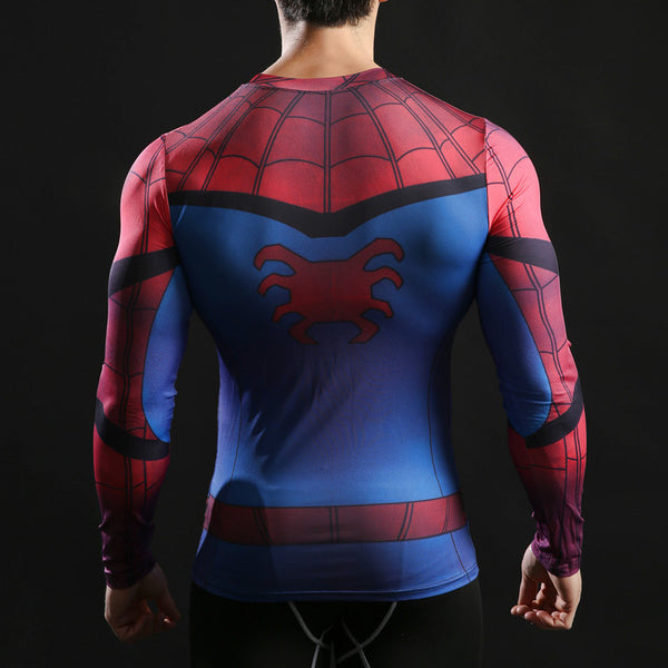 SPIDERMAN Compression Shirt for Men (Long Sleeve)