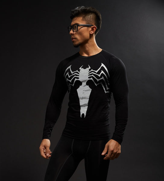 VENOM Compression Long Sleeve Shirt for Men – ME SUPERHERO