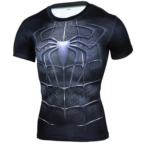 SPIDERMAN Compression Shirt for Men (Short Sleeve)
