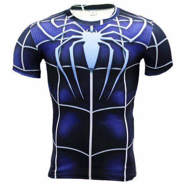 SPIDERMAN Compression Shirt for Men (Short Sleeve)