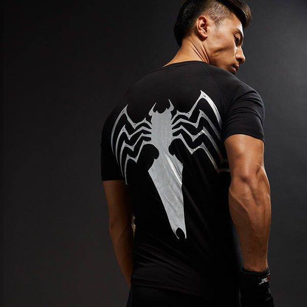 VENOM Compression Short Sleeve Shirt for Men – ME SUPERHERO