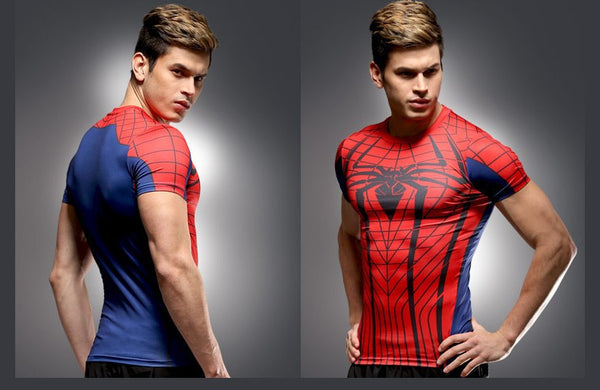 SPIDERMAN Compression Shirt for Men (Short Sleeve)