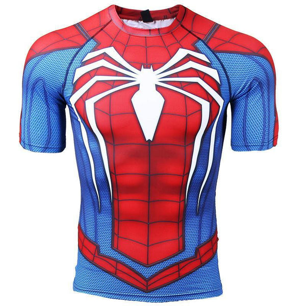 SPIDERMAN Compression Shirt for Men (Short Sleeve)