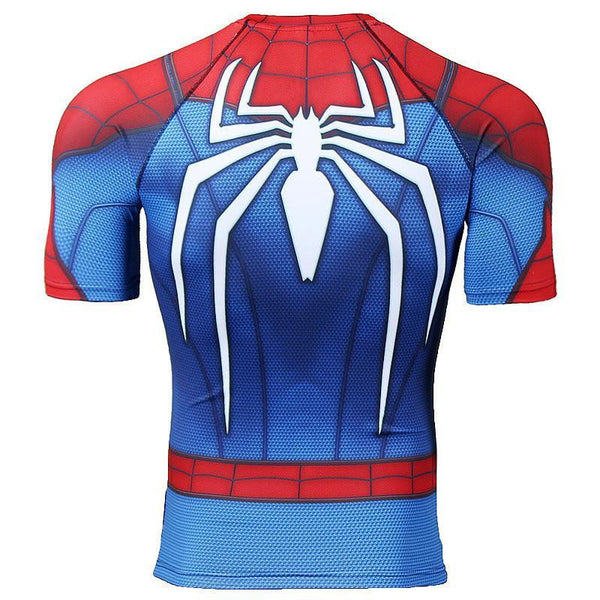 SPIDERMAN Compression Shirt for Men (Short Sleeve)