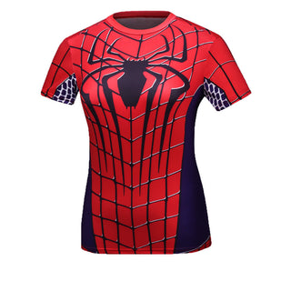 SPIDERMAN Compression Shirt for Women (Short Sleeve)