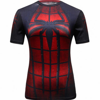 SPIDERMAN Compression Shirt for Women (Short Sleeve)