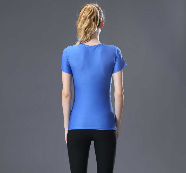 SUPERMAN Compression Shirt for Women (Short Sleeve)