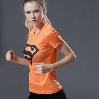 SUPERGIRL Compression Shirt for Women (Short Sleeve)