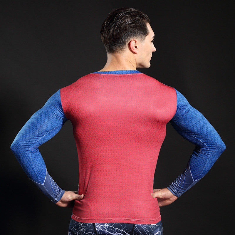SUPERMAN Compression Shirt Long Sleeve – ME SUPERHERO