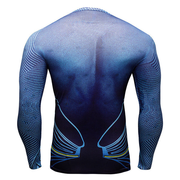 SUPERMAN Compression Shirt for Men (Long Sleeve)