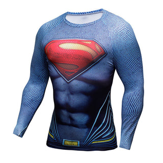 SUPERMAN Compression Shirt for Men (Long Sleeve)