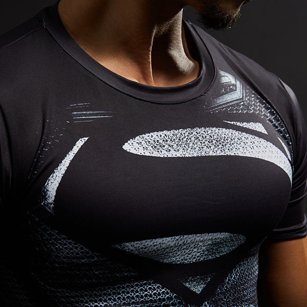 SUPERMAN Compression Shirt for Men (Long Sleeve)