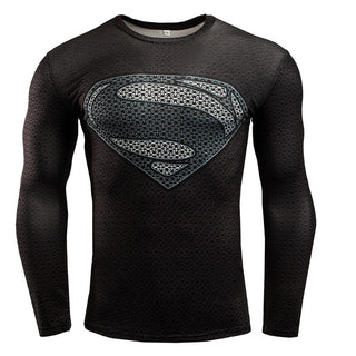 SUPERMAN Compression Shirt for Men (Long Sleeve)
