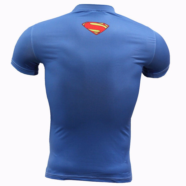 SUPERMAN Compression Shirt for Men (Short Sleeve)