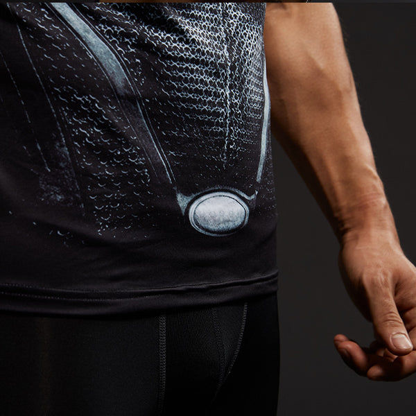 SUPERMAN Compression Shirt for Men (Short Sleeve)